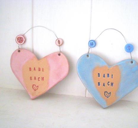 Babi Bach Ceramic Heart