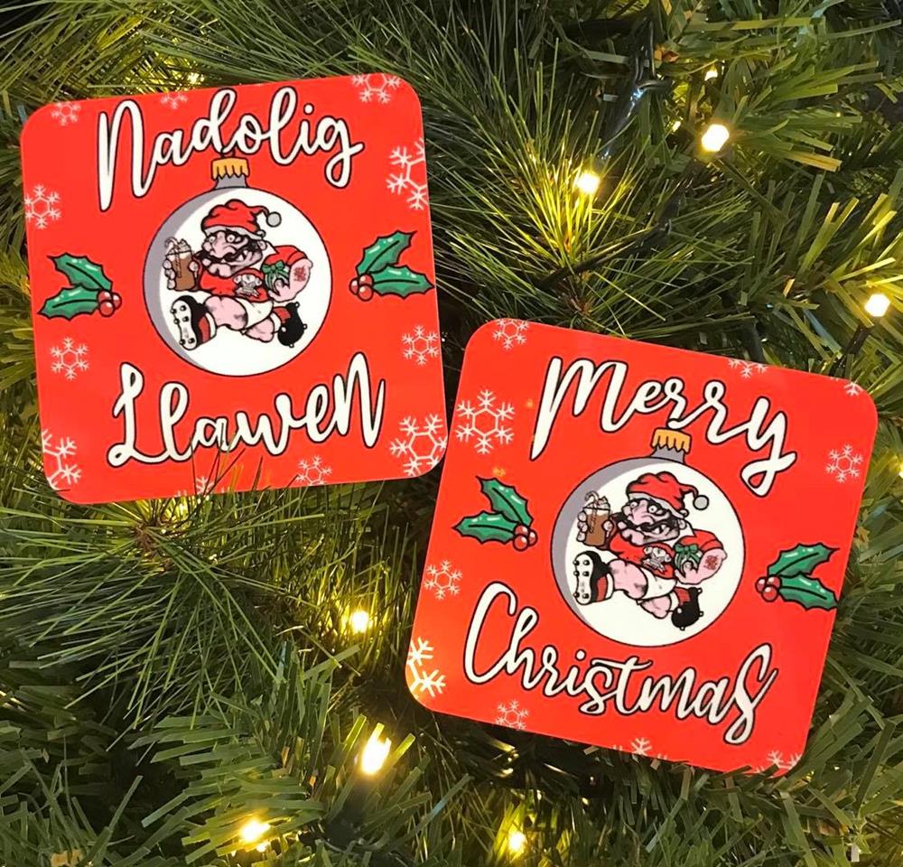 Groggy Christmas Coasters *Choice of design*