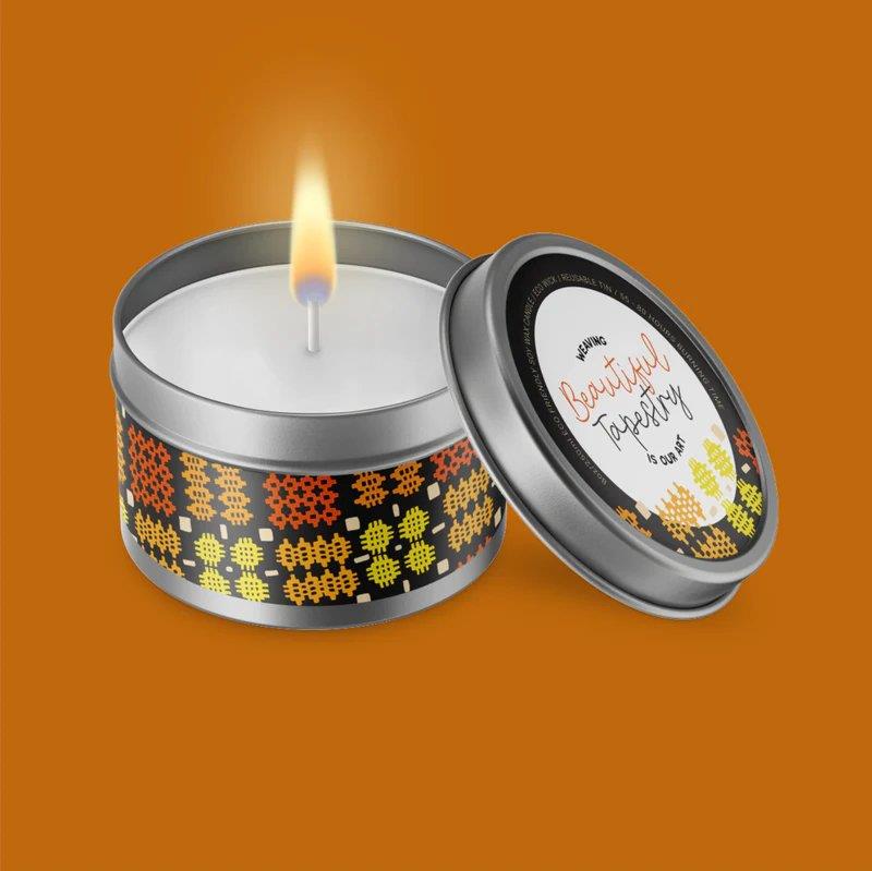 Beautiful Tapestry Candle