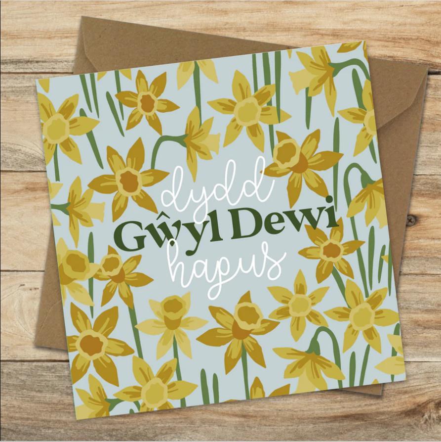 Dydd Gwyl Dewi Hapus Card