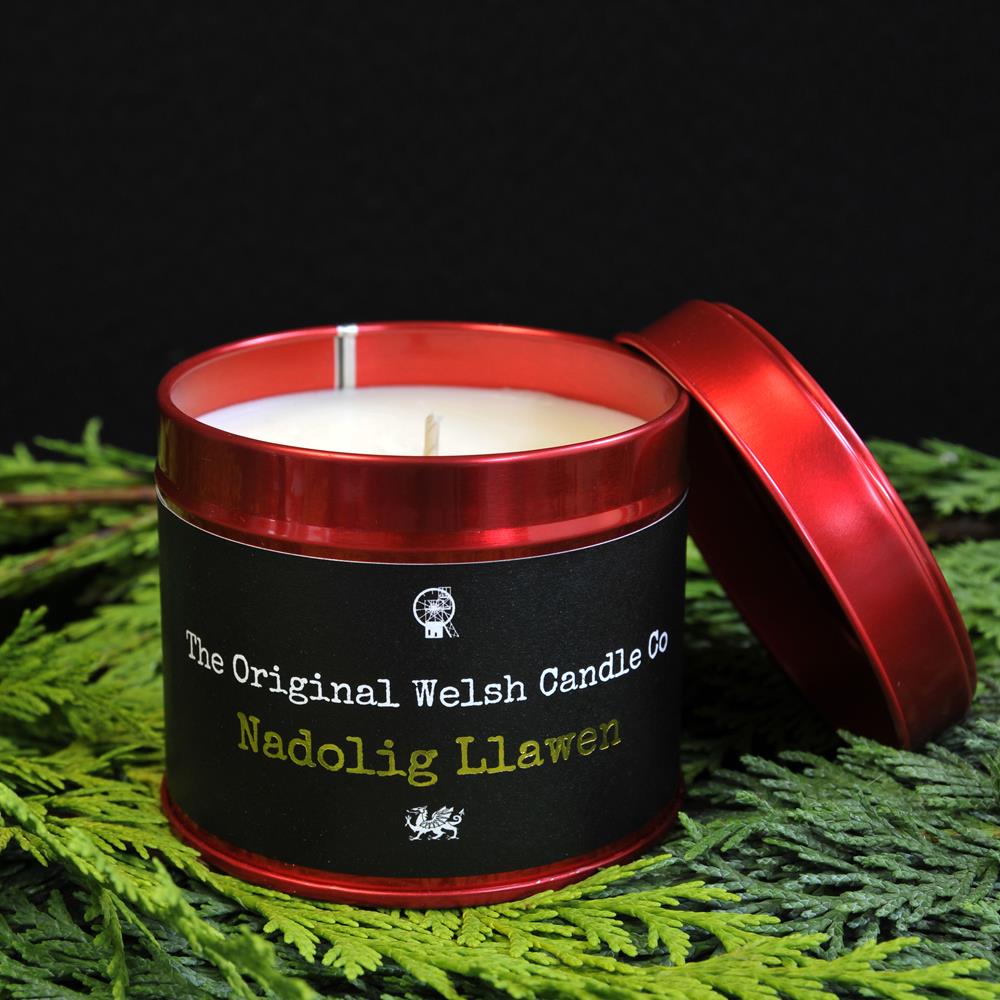 The Original Welsh Candle Co Christmas Tin
