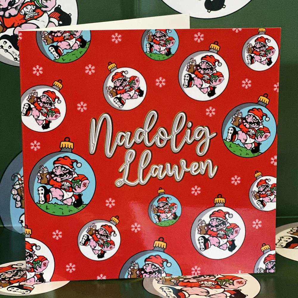 Nadolig Llawen Grogg Card