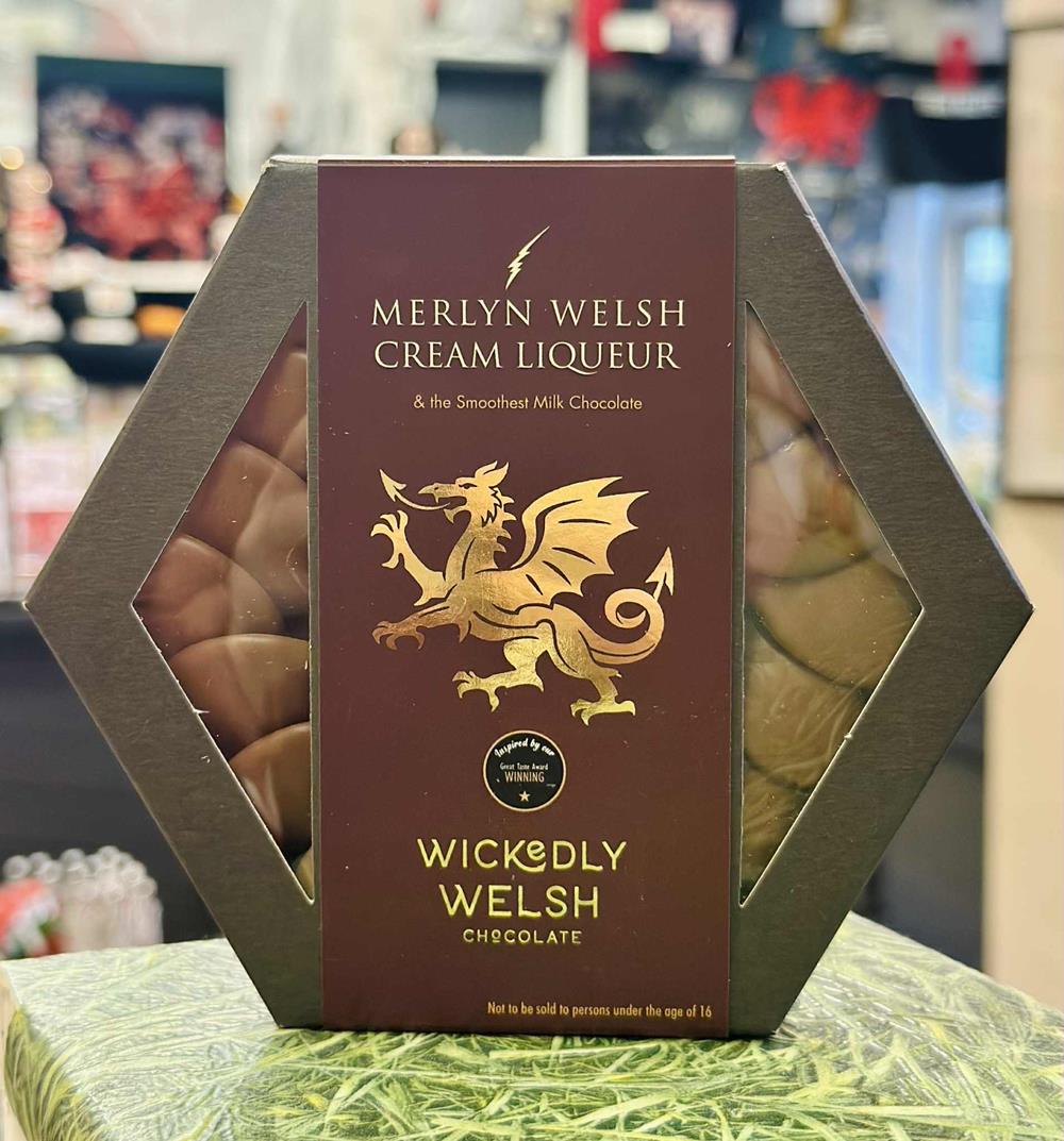 Penderyn Merlyn Cream Liqueur Chocolate Puddles