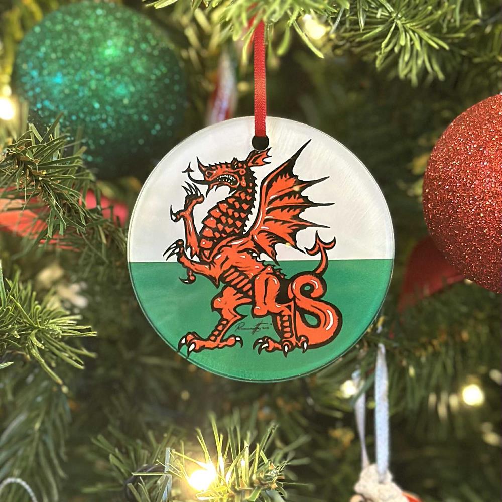 Dragon Acrylic Christmas Decoration