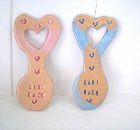 Babi Bach Ceramic Lovespoon
