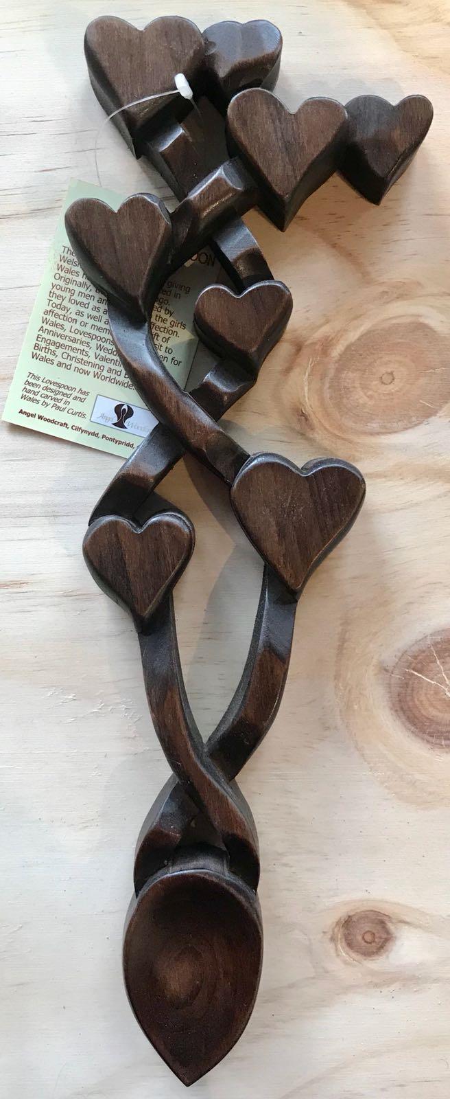 Hearts & Twisted Stem Lovespoon