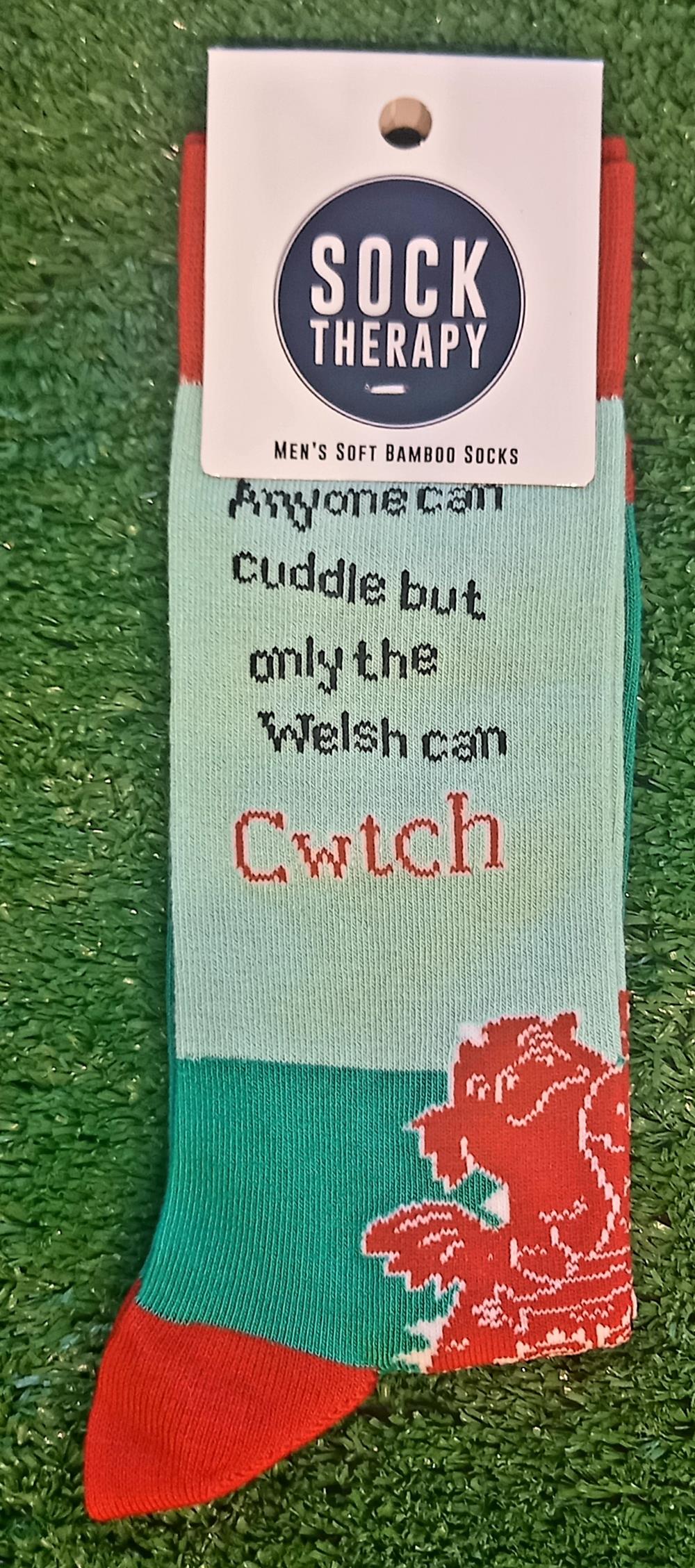 Only The Welsh Can Cwtch Socks