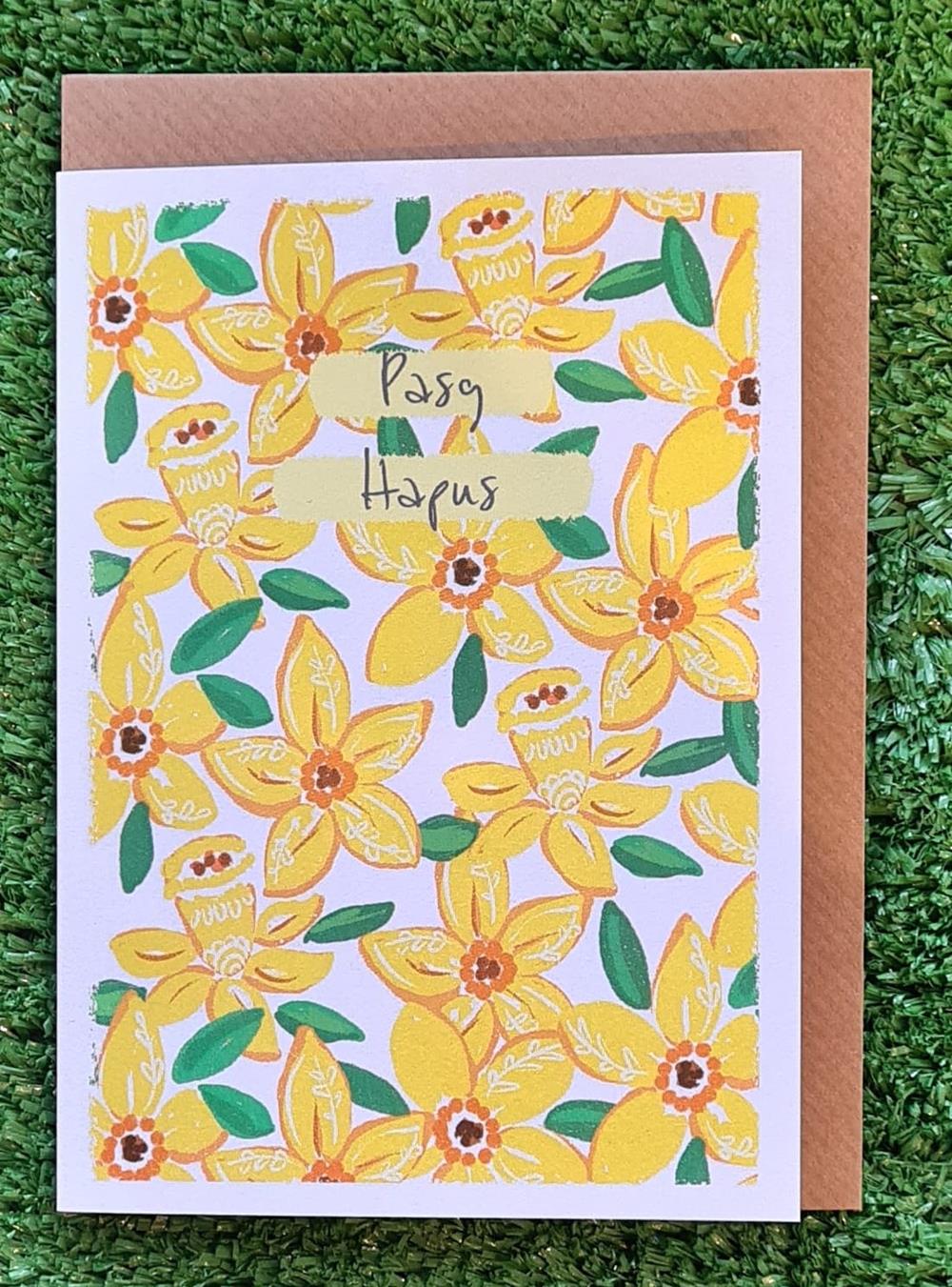Pasg Hapus Daffodil Card
