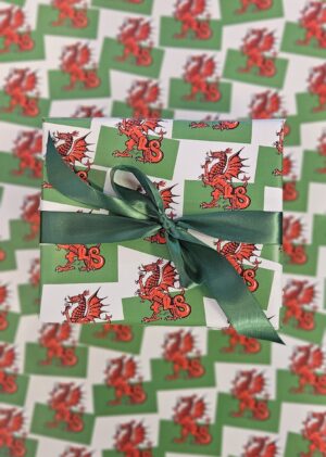 Flag Dragon Wrapping Paper