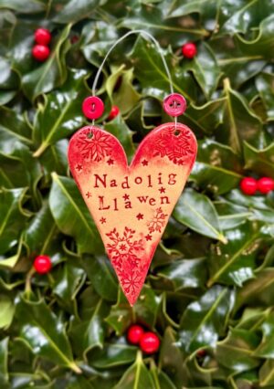 Christmas Ceramic Heart