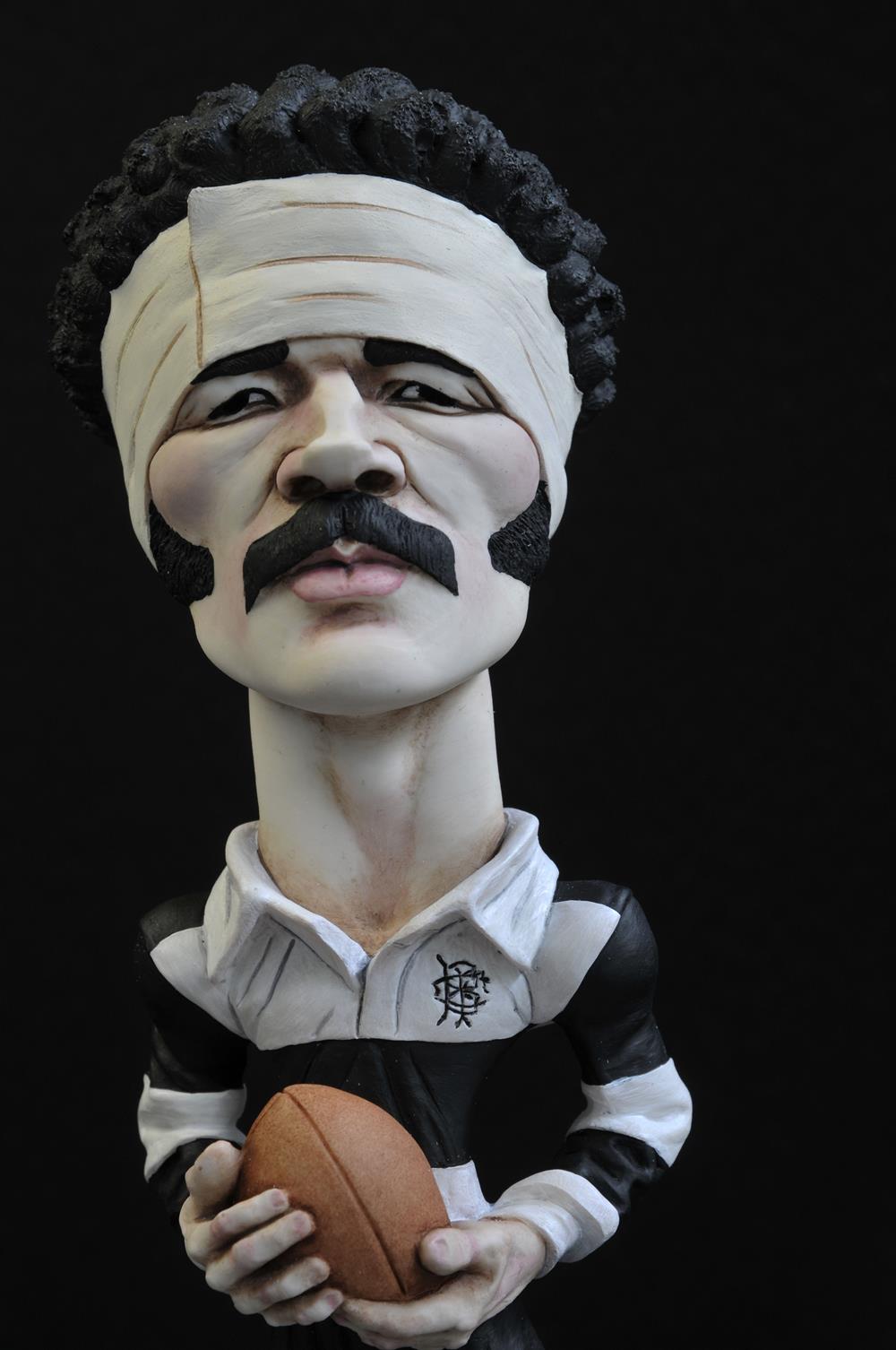 9" Mervyn Davies OBE Barbarians - Image 2