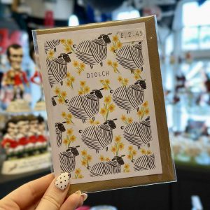 Diolch Sheep Card