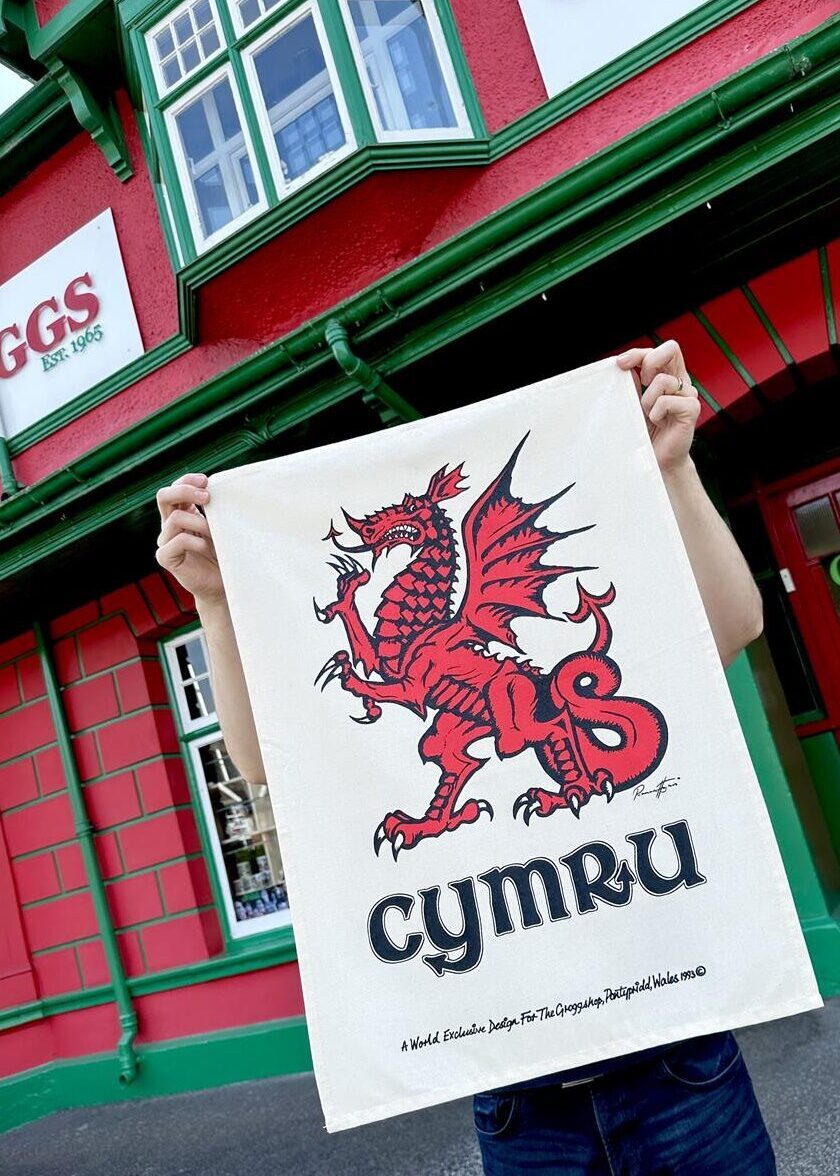 Grogg Dragon Tea Towel