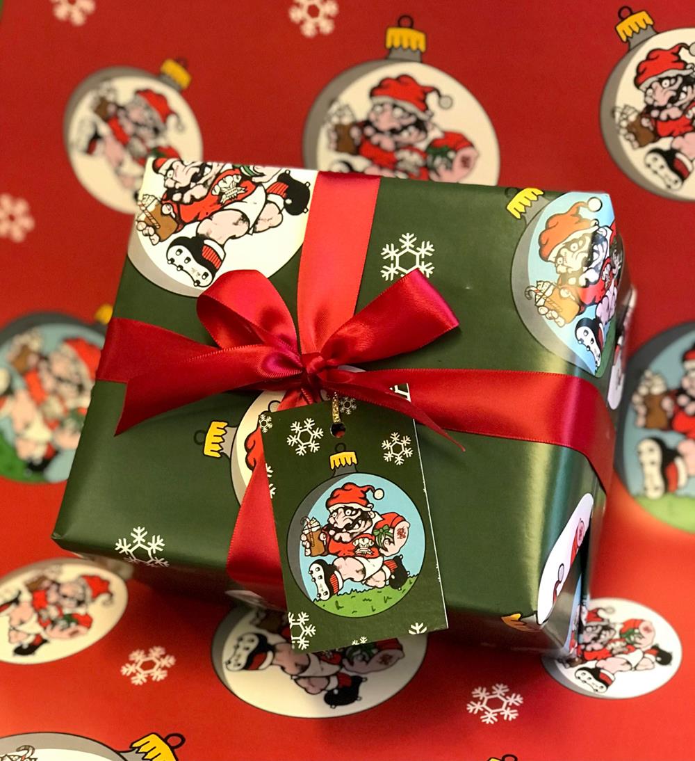 Groggy Christmas Wrapping Paper - Image 2