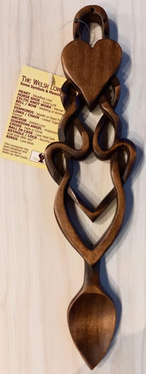 Horseshoe, Heart & Celtic Knot Work Lovespoon