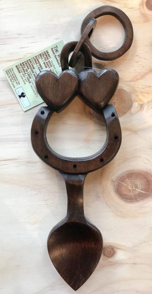 Horseshoe & Two Hearts Lovespoon
