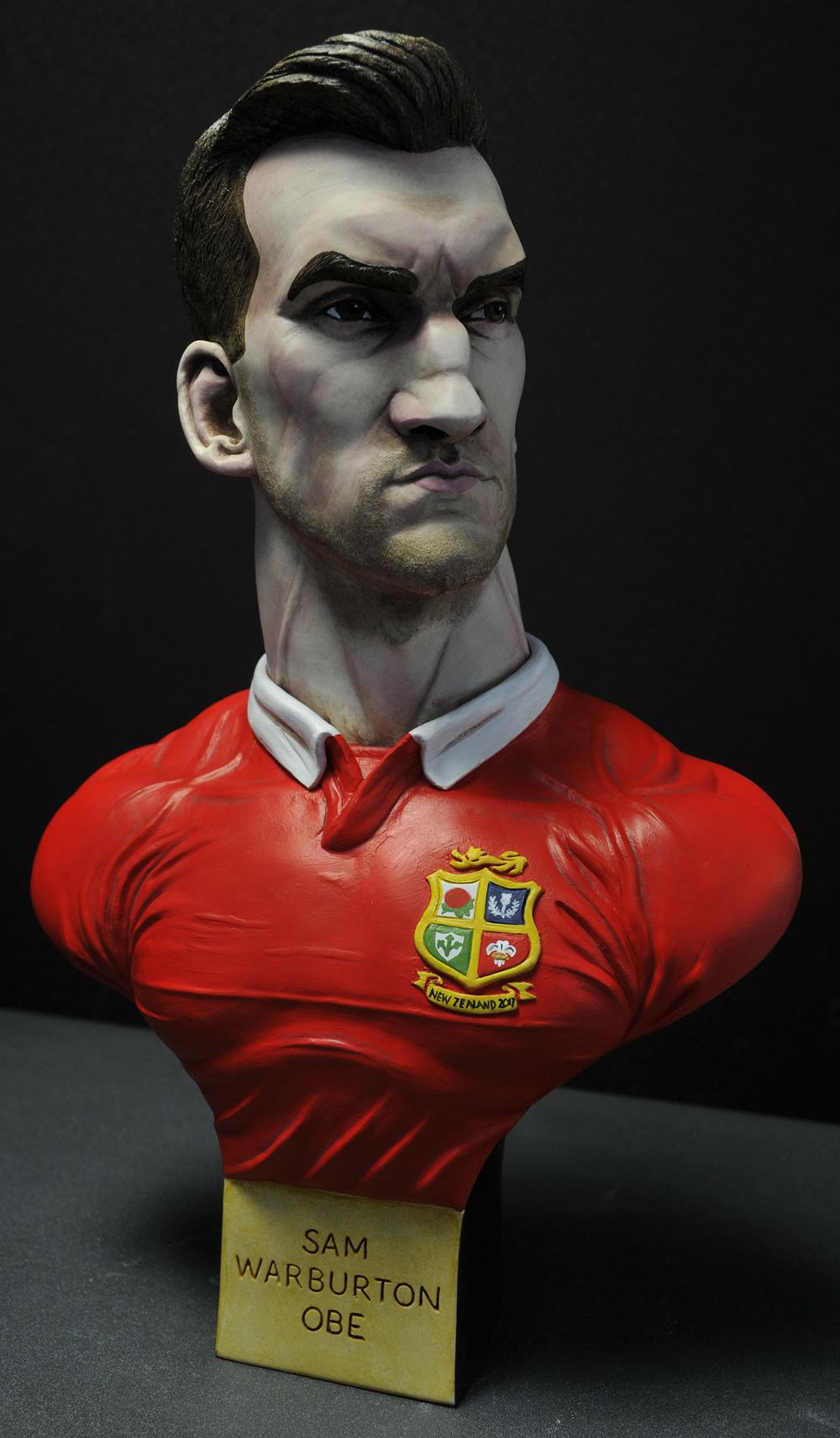 Sam Warburton Lions Bust *14 left*