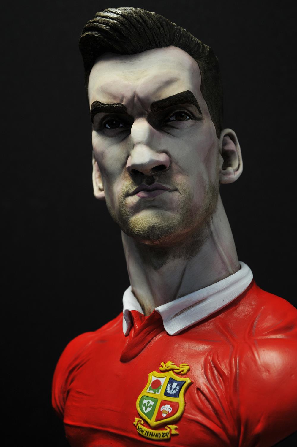 Sam Warburton Lions Bust *14 left* - Image 3