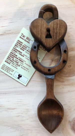 Lock, Heart & Horseshoe Lovespoon