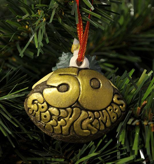 Rugby Pudding Christmas Decoration - Image 2