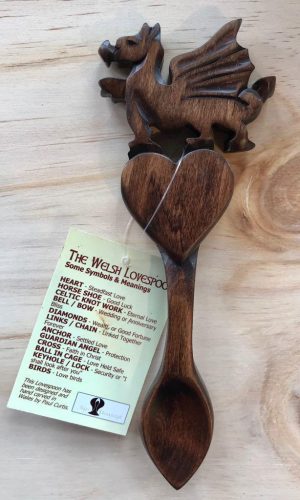 Small Dragon & Heart Lovespoon
