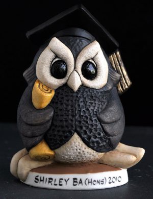 Small Graduate Owl
