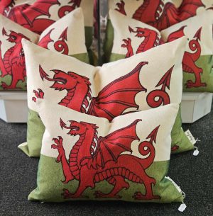 Welsh Dragon Cushion