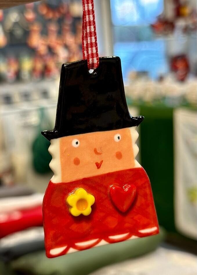 Welsh Lady Ceramic Decoration
