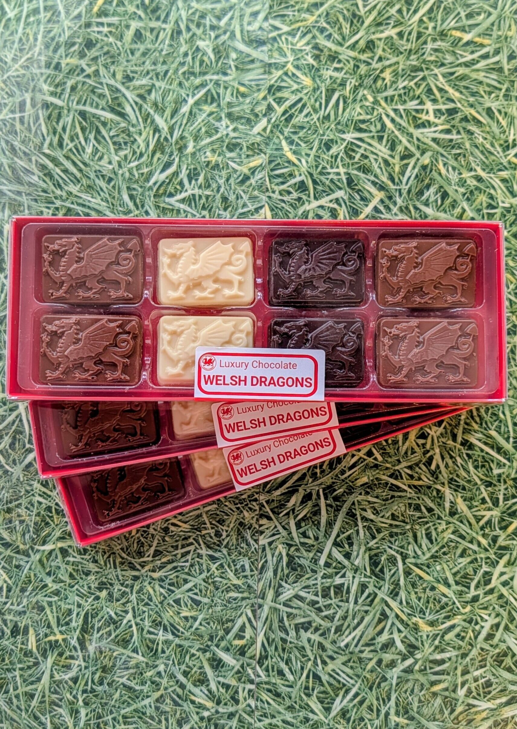 Welsh Dragons Mixed Chocolates Box