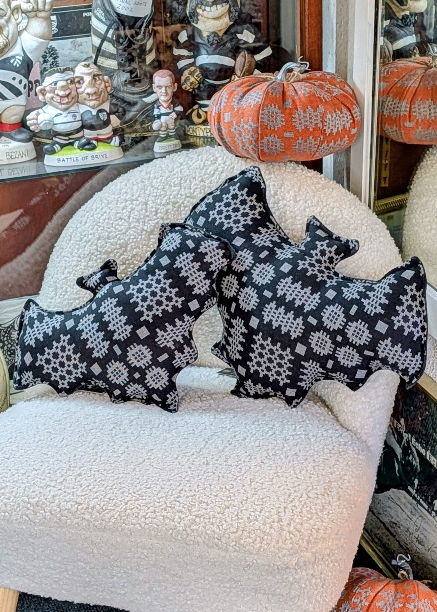 Welsh Blanket Bat Cushion