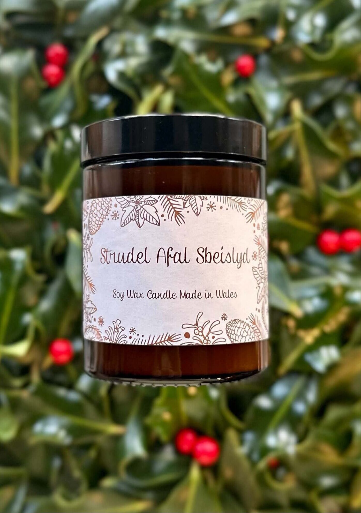 Strudel Afal Sbeislyd Candle